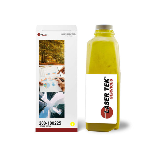 Laser Tek Services Compatible Xante Illumina 502 200-100225 Toner Refill Kit Replacement for Xante Ilumina Glossy 502 Printers (Yellow, 1 Pack)