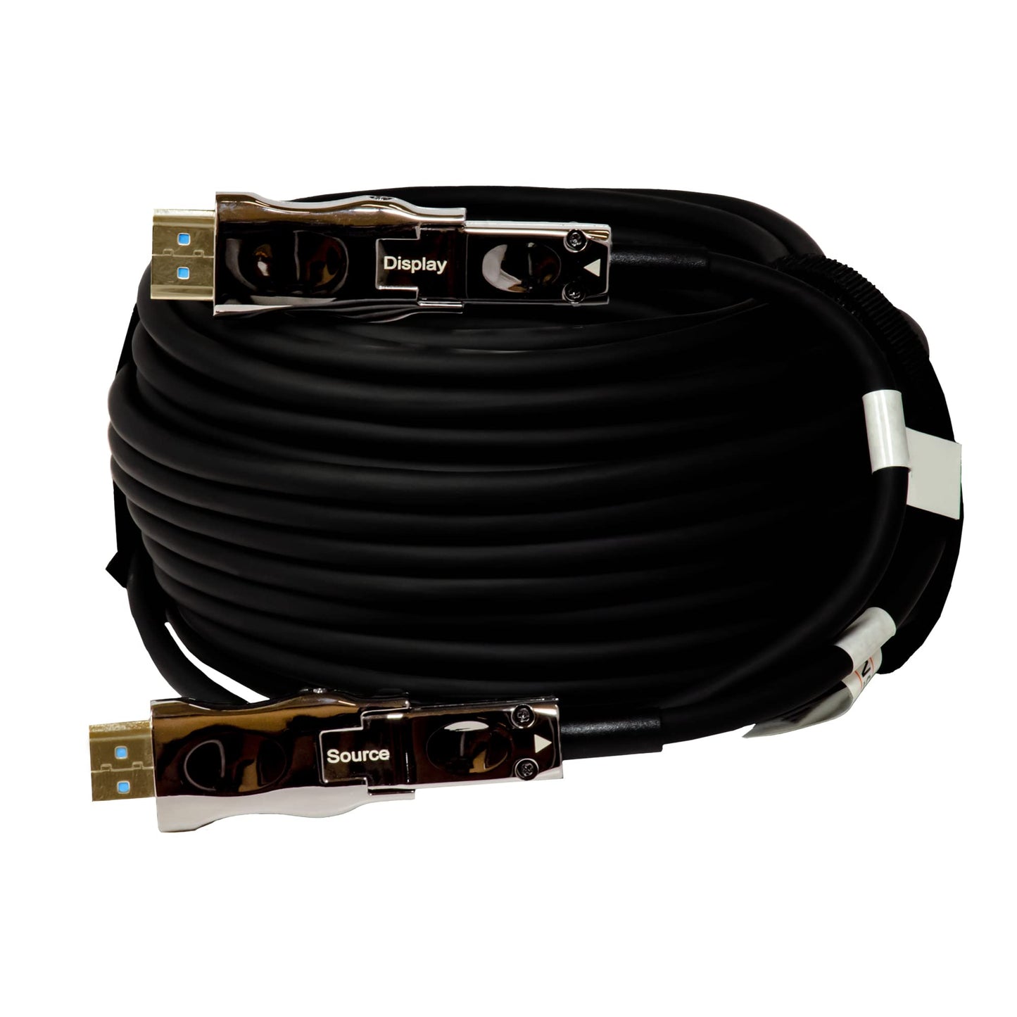 J-Tech Digital HDMI 2.0 Active Fiber Optic Cable 18Gbps 49.2 Feet with Micro-HDMI Adapter | 4K 60Hz 4:4:4 HDR10 HDCP 2.2 Unidirectional