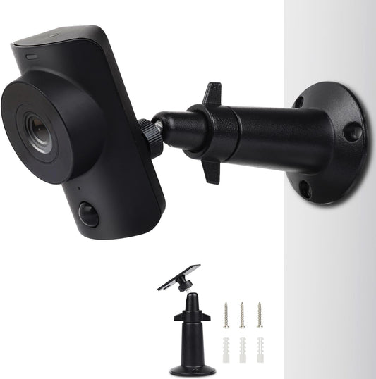 UYODM Wall Mount Compatible with SimpliSafe SimpliCam 1080p Wired Indoor Home Security Camera, 360 Degree Adjustable Aluminium Wall Mounting Bracket