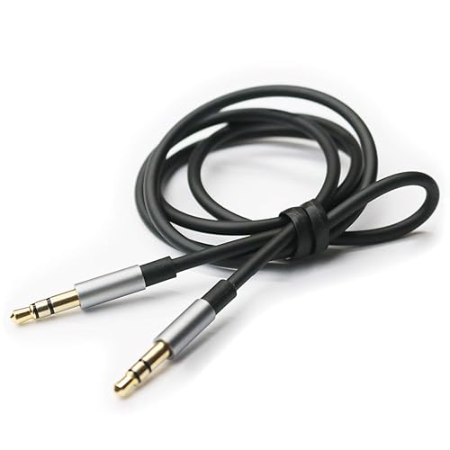 NEW NEOMUSICIA Replacement Cable Compatible with Sony MDR-XB950BT, MDR-10R, MDR-10RC, MDR-10RBT, MDR-NC50, MDR-NC200D Headphones Black 4.5ft/150cm
