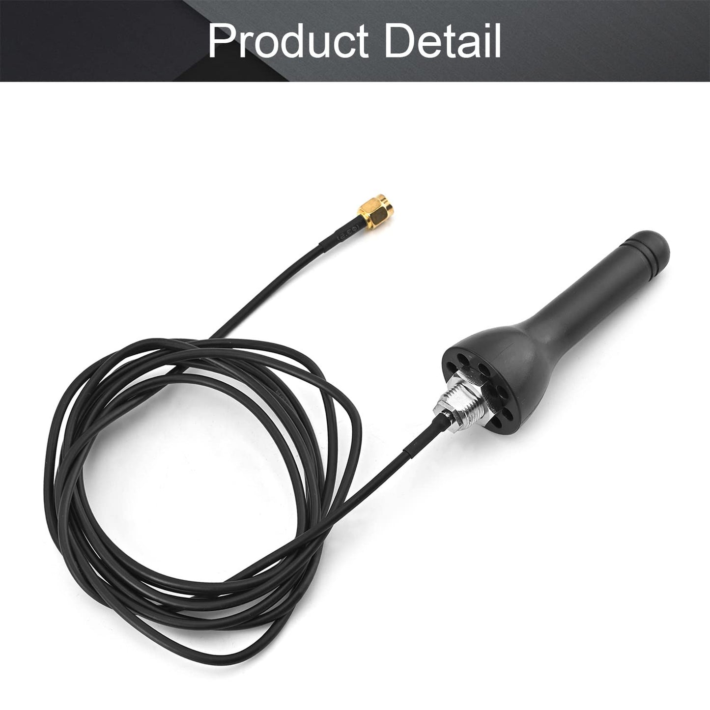 Othmro 433 MHz, 3.14 Inches Antenna with Magnetic Base and Male SMA Connector - Impedance 50 Ohms 1pcs