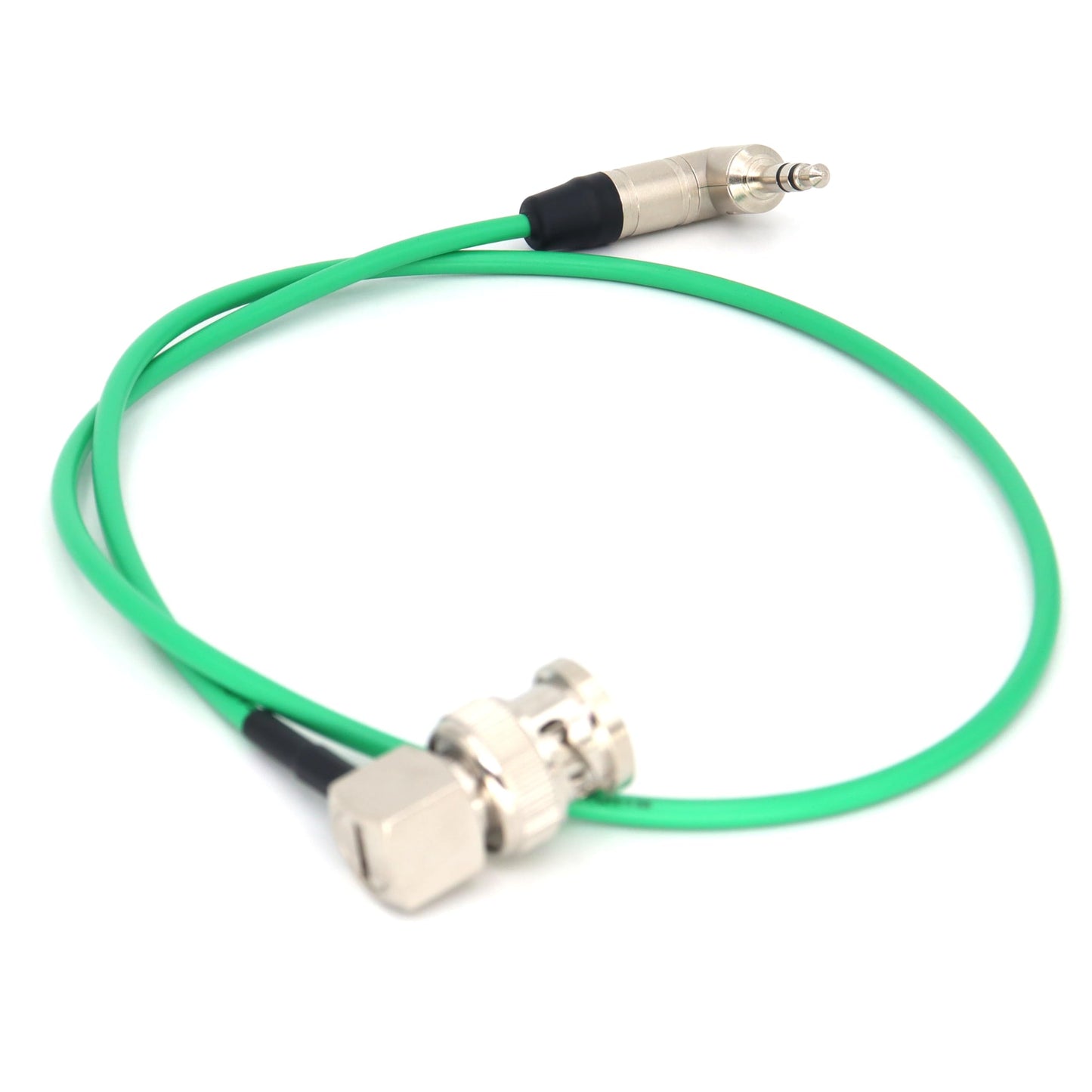 SZYingXian Timecode Cable Elbow 3.5mm to Straight/Right Angle BNC/SDI Cord for Canon C300/500, ARRI Amira, Zoom F8/F4, Blackmagic Pyxis, Sony Venice