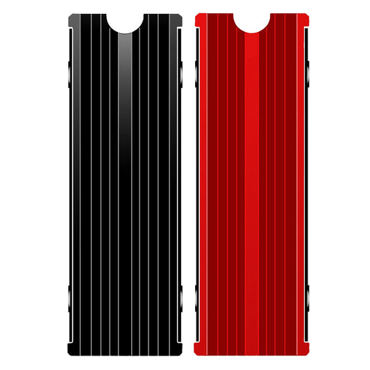 M.2 NVMe Heatsink, 2280 SSD Heat Sink for Single/Double Sided With Thermal Silicone Pads for PC/PS5 PCIE or SATA SSD (2PCS)