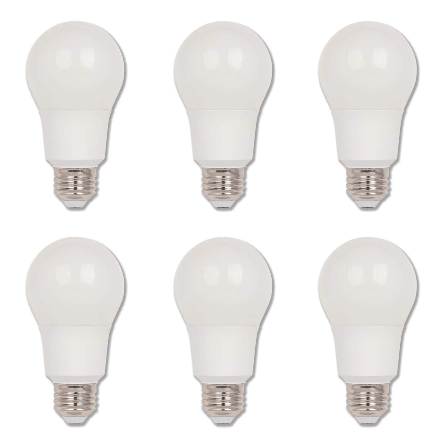 Westinghouse 5133100 9 Watt LED Bulbs (60 Watt Equivalent) Omni A19, Bright White, ENERGY STAR, Dimmable LED Bulbs, E26 Medium Base, 6-pack