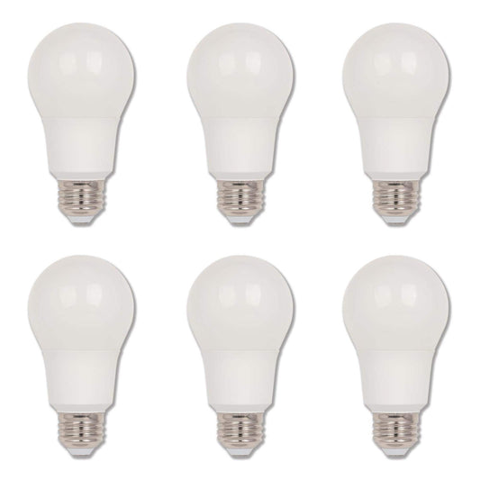 Westinghouse 5133100 9 Watt LED Bulbs (60 Watt Equivalent) Omni A19, Bright White, ENERGY STAR, Dimmable LED Bulbs, E26 Medium Base, 6-pack