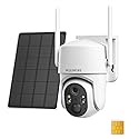 MOJUMORE 4G LTE Cellular Security Camera, No WiFi Security Cameras Wireless Outdoor, Solar Outdoor Camera Wireless, PIR Detection, 2K Color Night