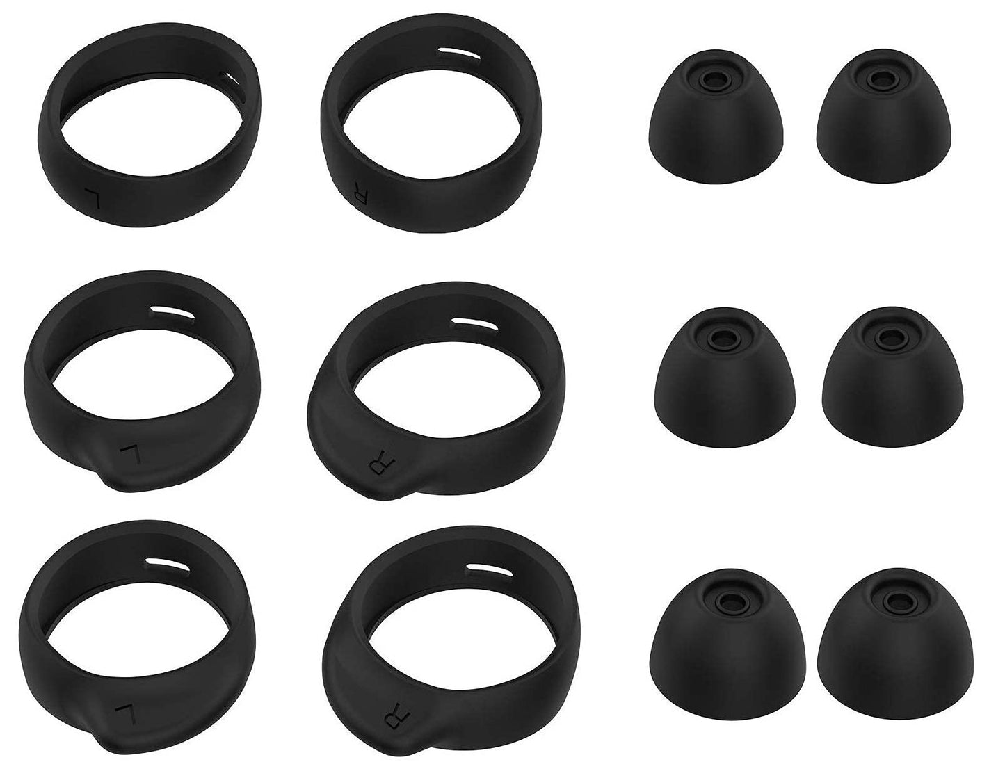 JNSA Replacement Wingtip and Ear Tip Set Compatible with Galaxy Buds/Galaxy Buds Plus (DO NOT Compatible with Galaxy Buds Pro), Wingtips 3 Size 3