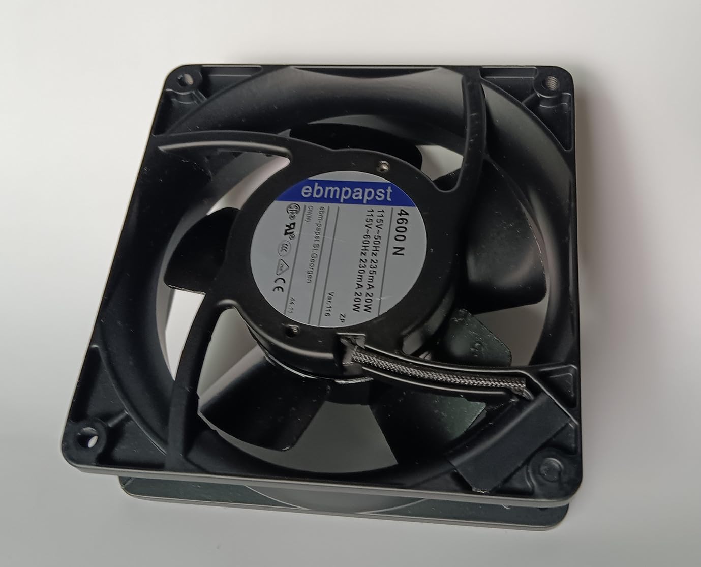4600N AC High-Temperature Resistance Fan 4600 N 115V 235/230mA 20W 12CM 12038 Cooling Fan