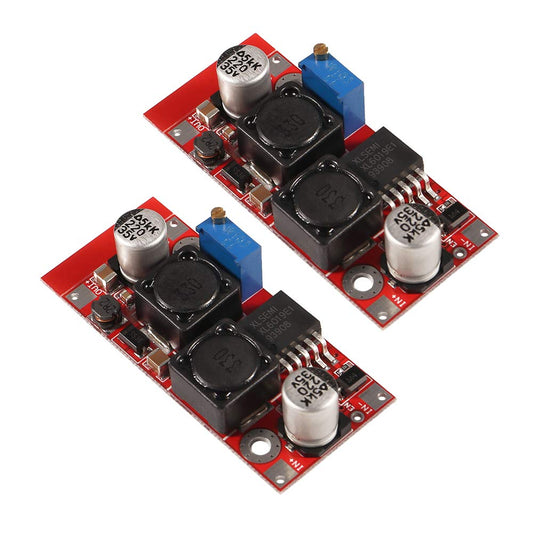 Aoicrie 2pcs XL6009 Boost Buck DC-DC Adjustable Step-UP Down Power Converter Module