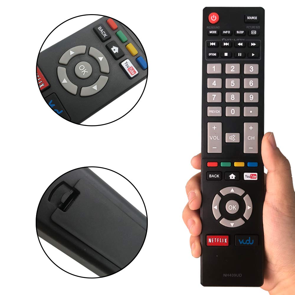SIUMAL Replacement Magnavox TV Remote Control NH409UD for Magnavox Smart TV LED HDTV - No Setup Needed