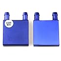 BXQINLENX 2PCS Aluminum Water Cooling Block for Computer PC CPU Graphics Radiator Heatsink (42X42MM)