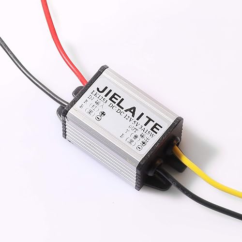 DEVMO Waterproof DC-DC Converter 12V Step Down to 5V USB Power Supply Voltage Regulator Module 3A 15W