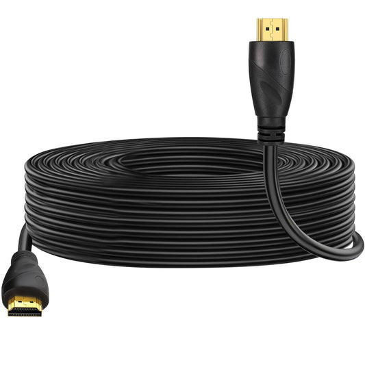 DAPRAINNO HDTV Cable 30FT High Speed HDTV Cables 4K 2K 1080P 18Gbps 26AWG HDR/ARC/HDCP 2.2 Compatible with Laptop Monitor PS5 Xbox Switch,Black
