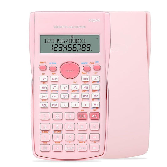 Scientific Calculator, 2 Line Cute Scientific Math Calculator Function Calculator for Students Algebra Geometry Basic Caculator for Middle and High