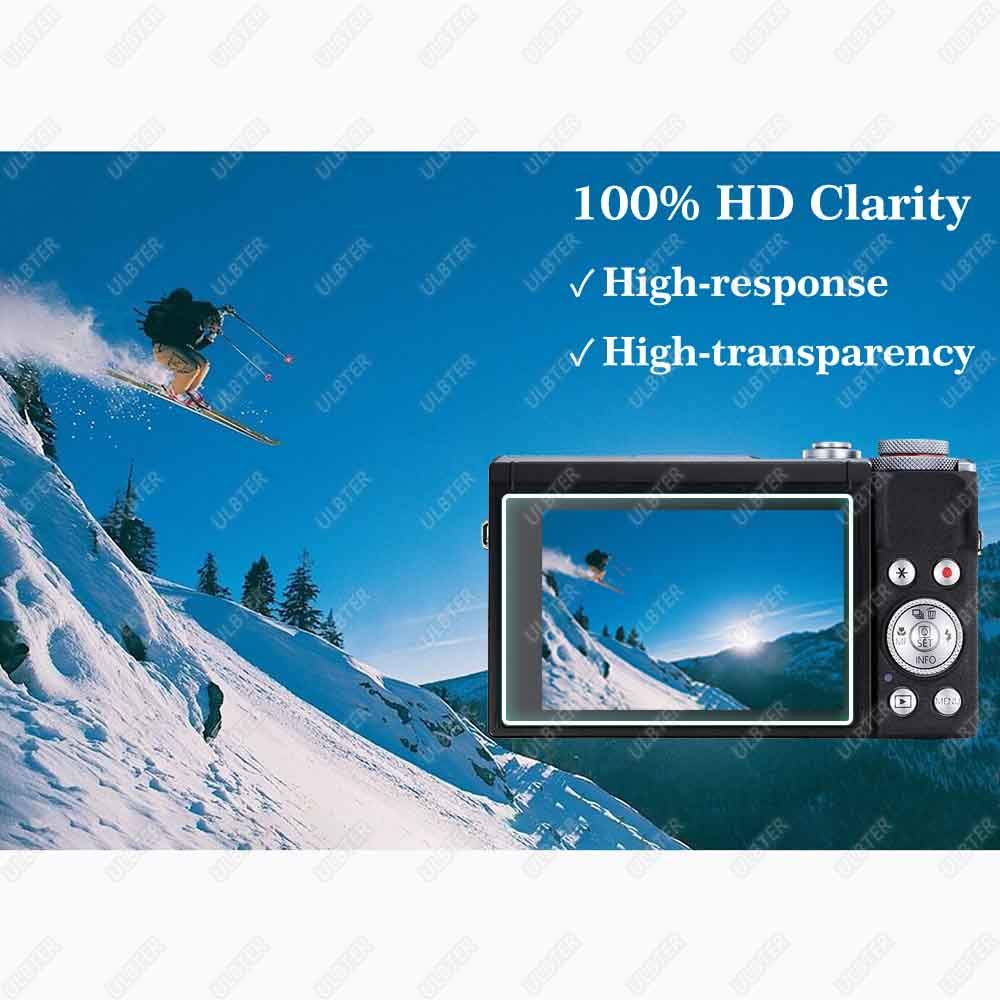 ULBTER G7 X Mark III Screen Protector for Canon G7X Mark III Camera [3Pack], 9H Hardness G7XIII Tempered Glass Cover Anti-Scrach Anti-Bubble Anti-Dust