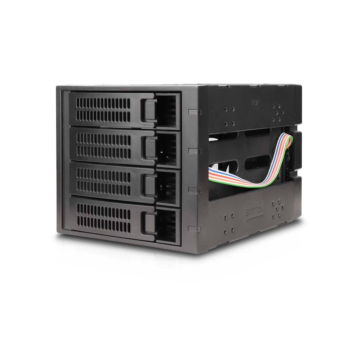Rosewill Internal Hard Drive Enclosure - 3 x 5.25 to 4 x 3.5 Hot-Swap Enclosure - SATA I/II/III/ & SAS HDD - RSV-SATA-Cage-34