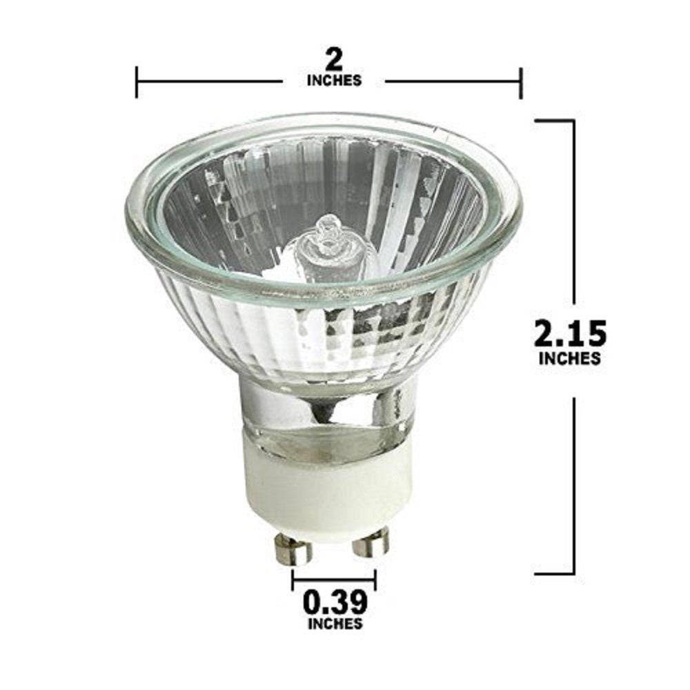 KOR MR16 GU10 Halogen Flood Light Bulbs, 35W 120V, 10 Pack