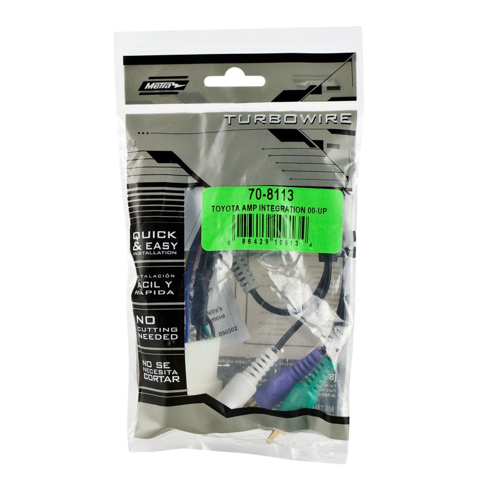 Metra 70-8113 Amplifier Integration Harness fits Select 2000-2007 Lexus & Toyota Vehicles