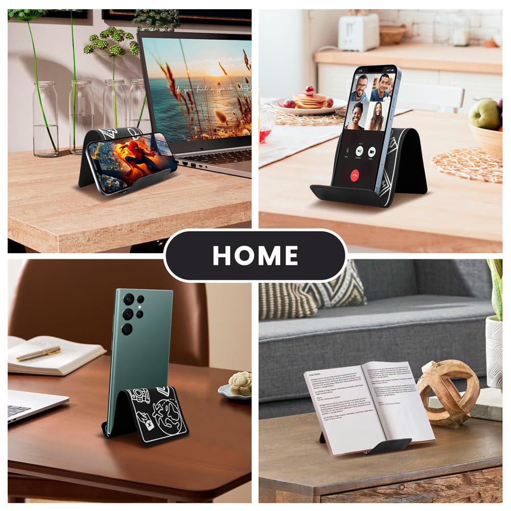 FEFUE Airplane Travel Essentials for Flying Flex Flap Cell Phone Holder &Flexible Stand for Flying, Traveling, in-Flight, Zoom Video Calls, Books