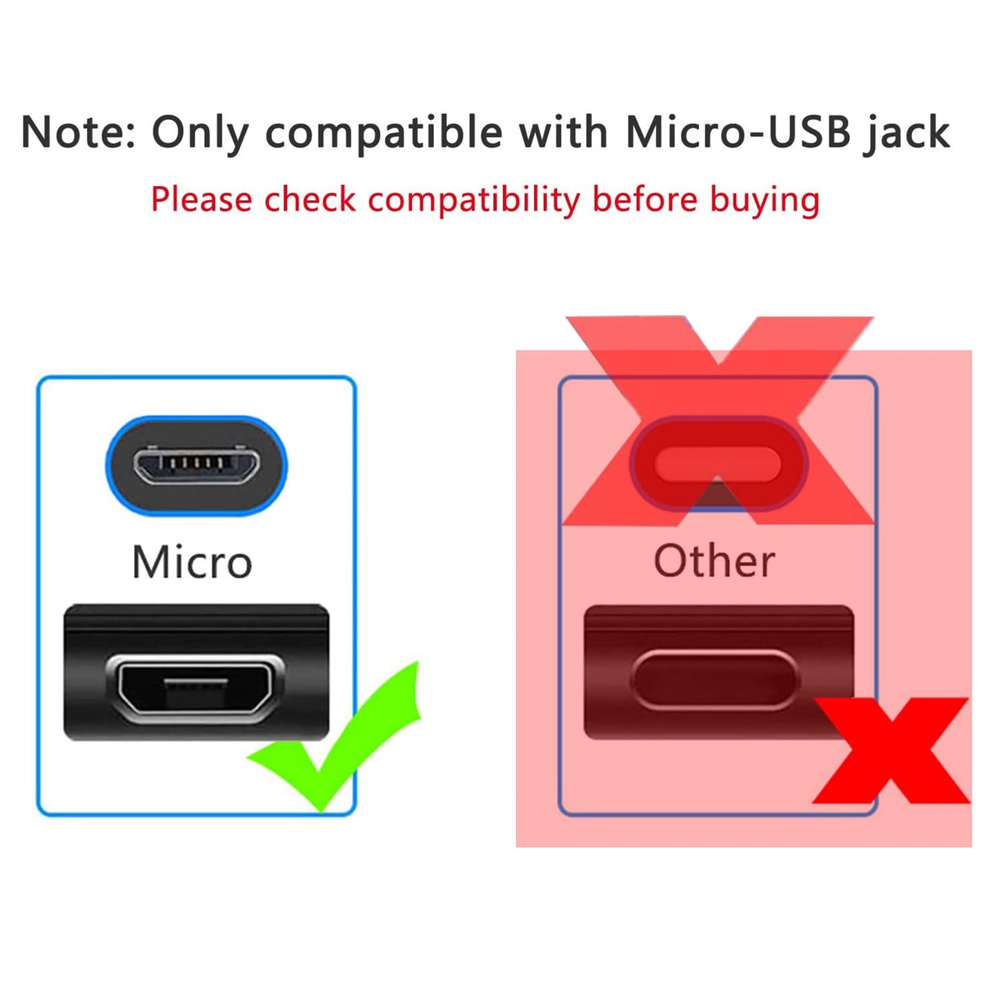 Charger Mirco USB Charging Cable Compatible with Alcatel Go Flip, Go Flip 3, Go Flip V,Alcatel Cingular Flip 2/3, MyFlip, QuickFlip, Smartflip 4052r