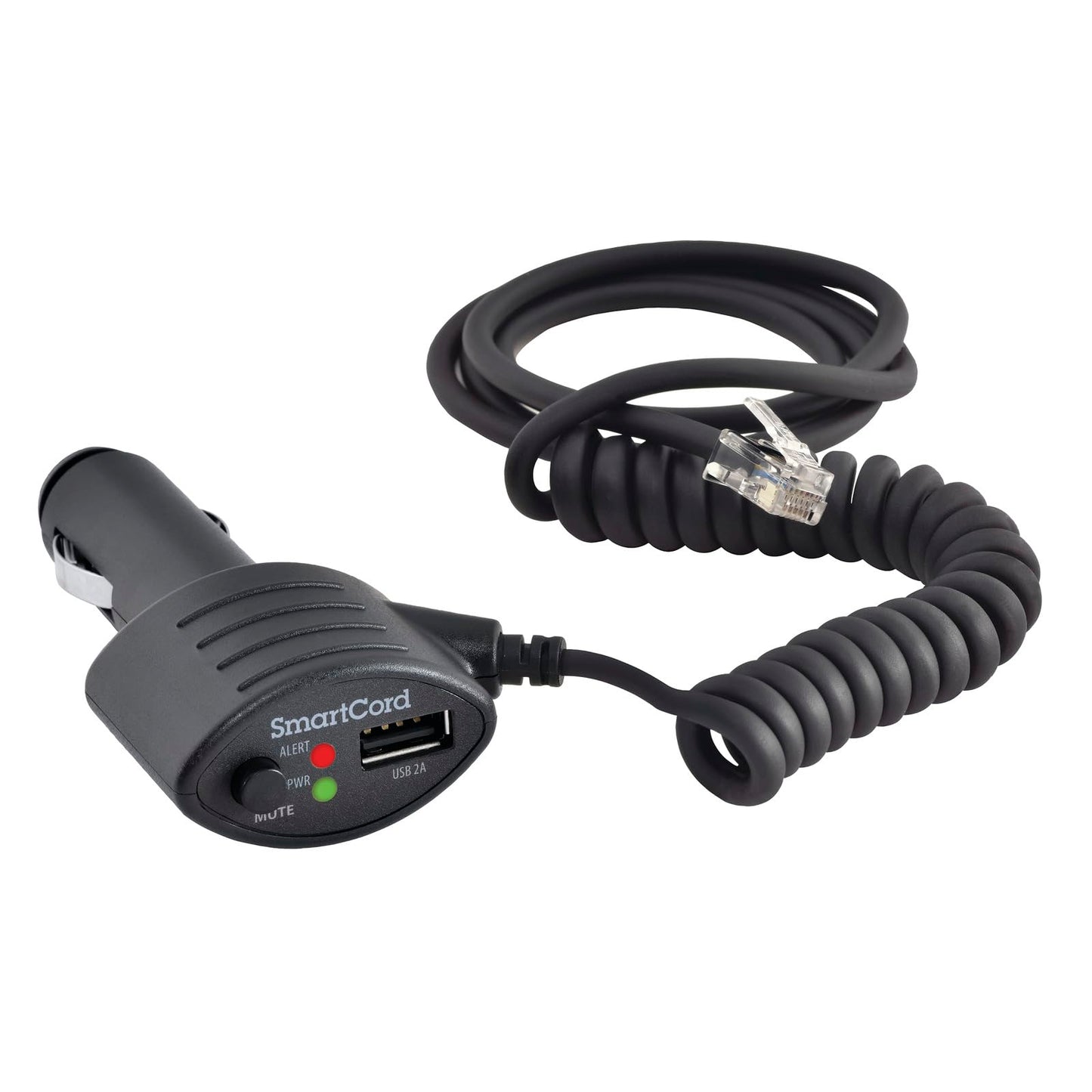 Escort Cobra Official SmartCord USB, Half Straight Half Coiled Cord