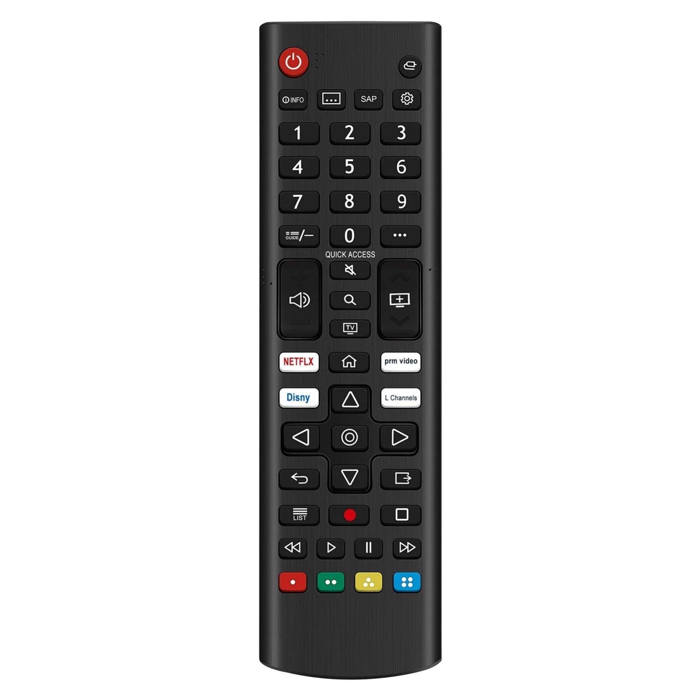 AKB76040302 TV Remote Control for LG TV in Living Rooms or Rooms, Replacement Remote Compatible Models 24LQ51OS 32LM627BPUA 27LQ600S 27LQ615S 27LQ625S