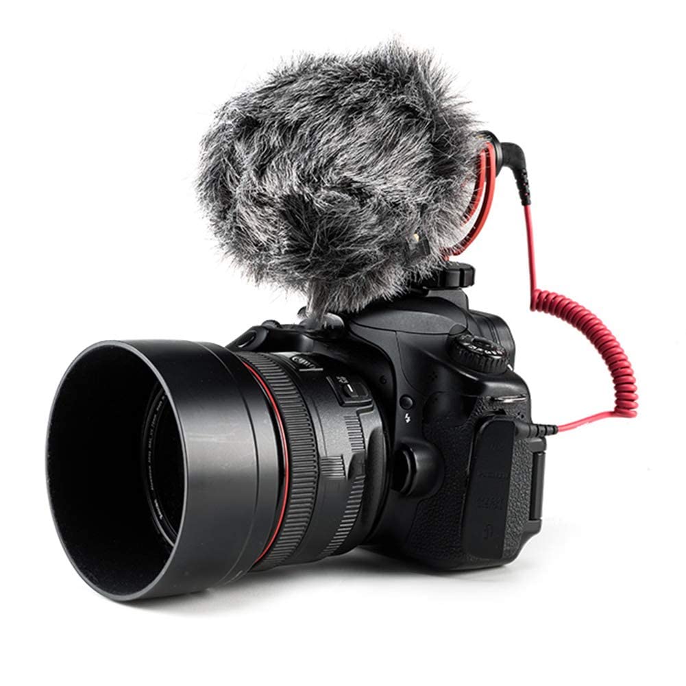 3.5mm TRS to TRS Patch Cable Cord Wire for Canon, Nikon & Other Cameras with 3.5mm Mic Jack, Compatible with Rode VideoMicro, Wireless GO II, Movo