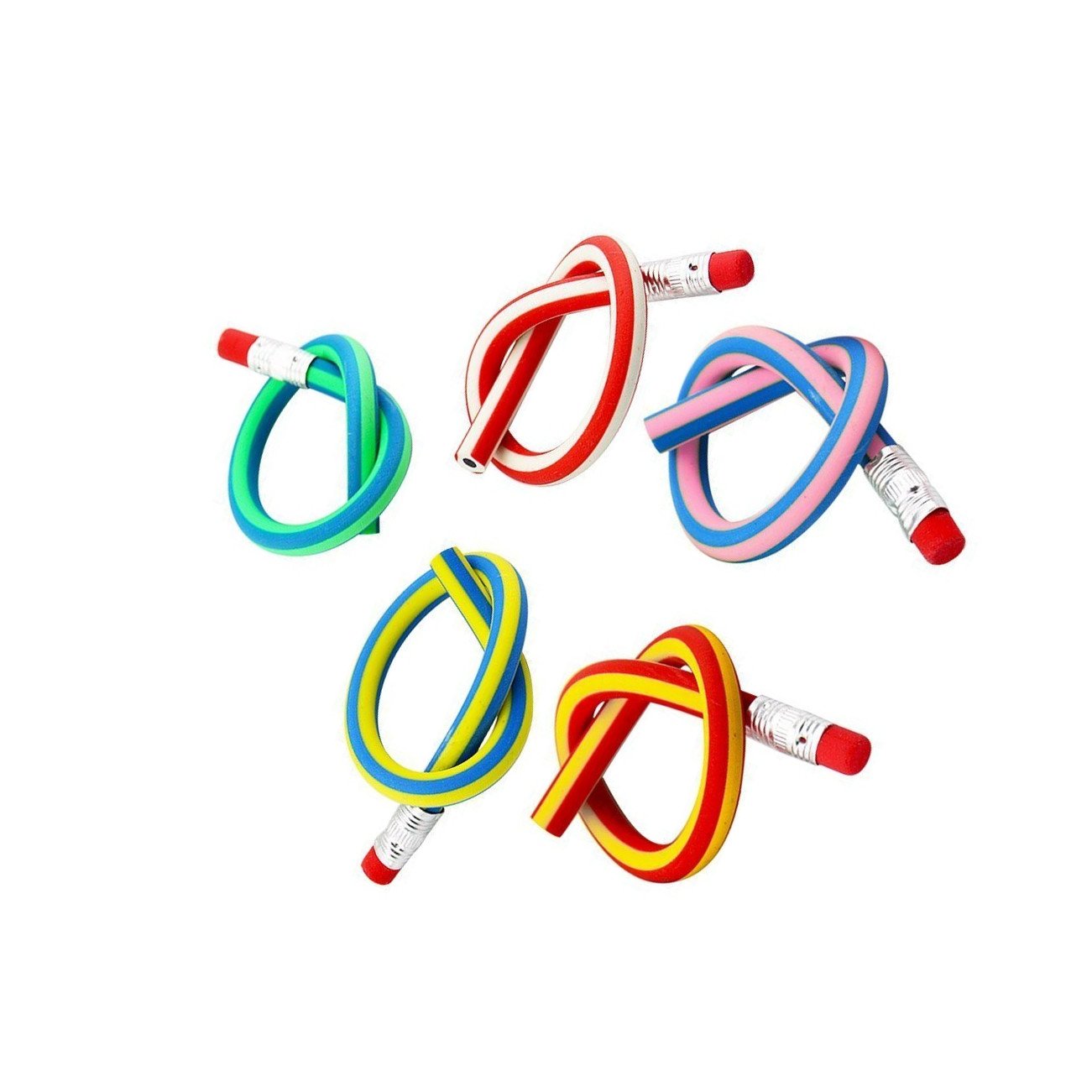 35 Pieces Flexible Soft Pencil Magic Bend Pencils for Kids Children School