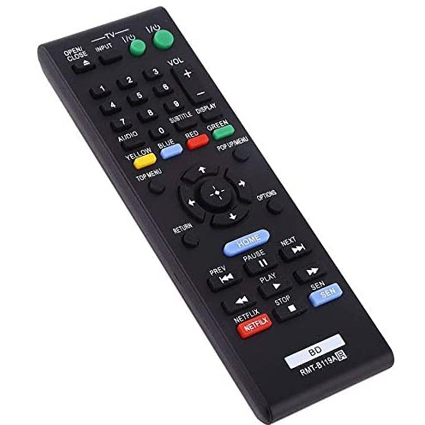 RMT-B119A Replace Remote Control for Sony Blu-ray Replace Remote Control BDP-S1100 BDP-S590 BDP-S5100