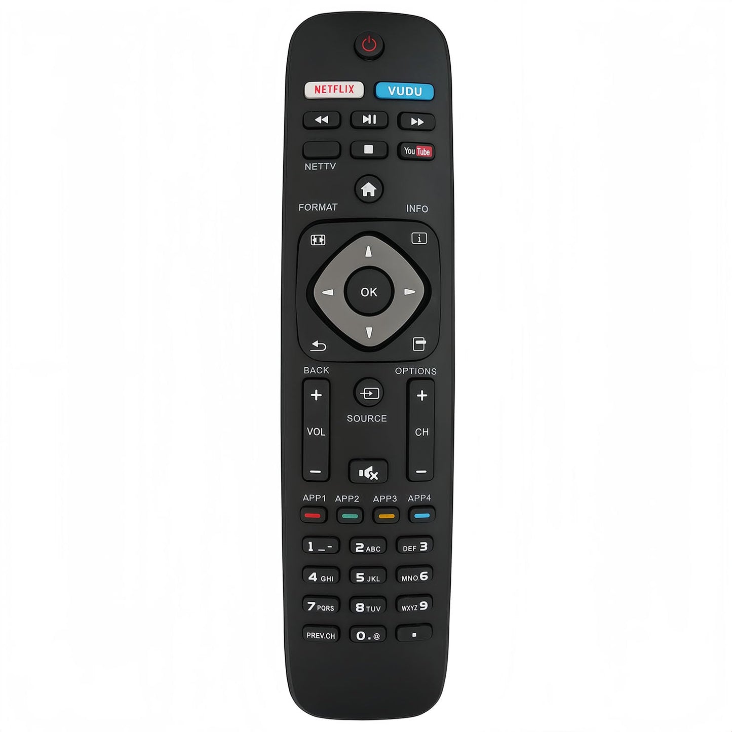 Replacement Remote Control for Philips 65PFL5603/F7 65PFL5703/F7 65PFL5903/F7 75PFL5603/F7 Smart TV