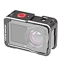 NEEWER Basics Action Camera Cage Compatible with DJI Osmo Action 6 Accessories, Aluminum Alloy Protective Expansion Frame Case with 1/4" Screw Adapter