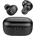 Monster Achieve 300 AirLinksWireless Earbuds, Bluetooth 5.3 in-Ear Stereo Headphones, Built-in Mic for Crystal Clear Call, 32H Playtime, Type-C…
