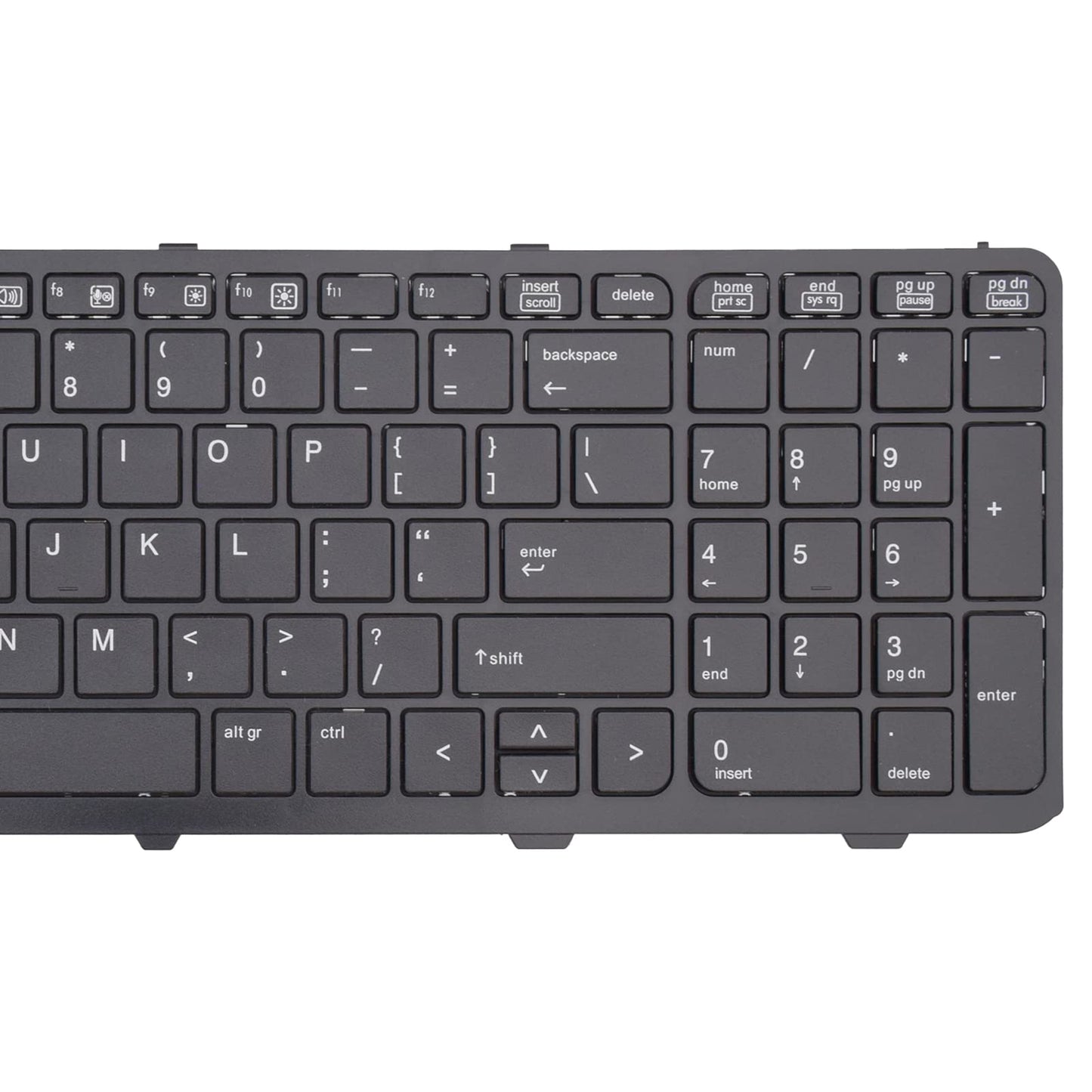 SUNMALL New Laptop Keyboard Replacement with Frame, Compatible with HP Probook 450 G0, 450 G1, 450 G2, 455 G1, 455 G2, 470 G0, 470 G1, 470 G2 Series