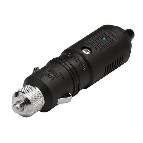 Marinco 12VPG SeaLink Deluxe Marine 12-Volt Plug (Black)