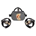 MightySkins Carbon Fiber Skin for Oculus Quest - Phoenix | Protective, Durable Textured Carbon Fiber Finish | Easy to Apply, Remove, and Change Styles