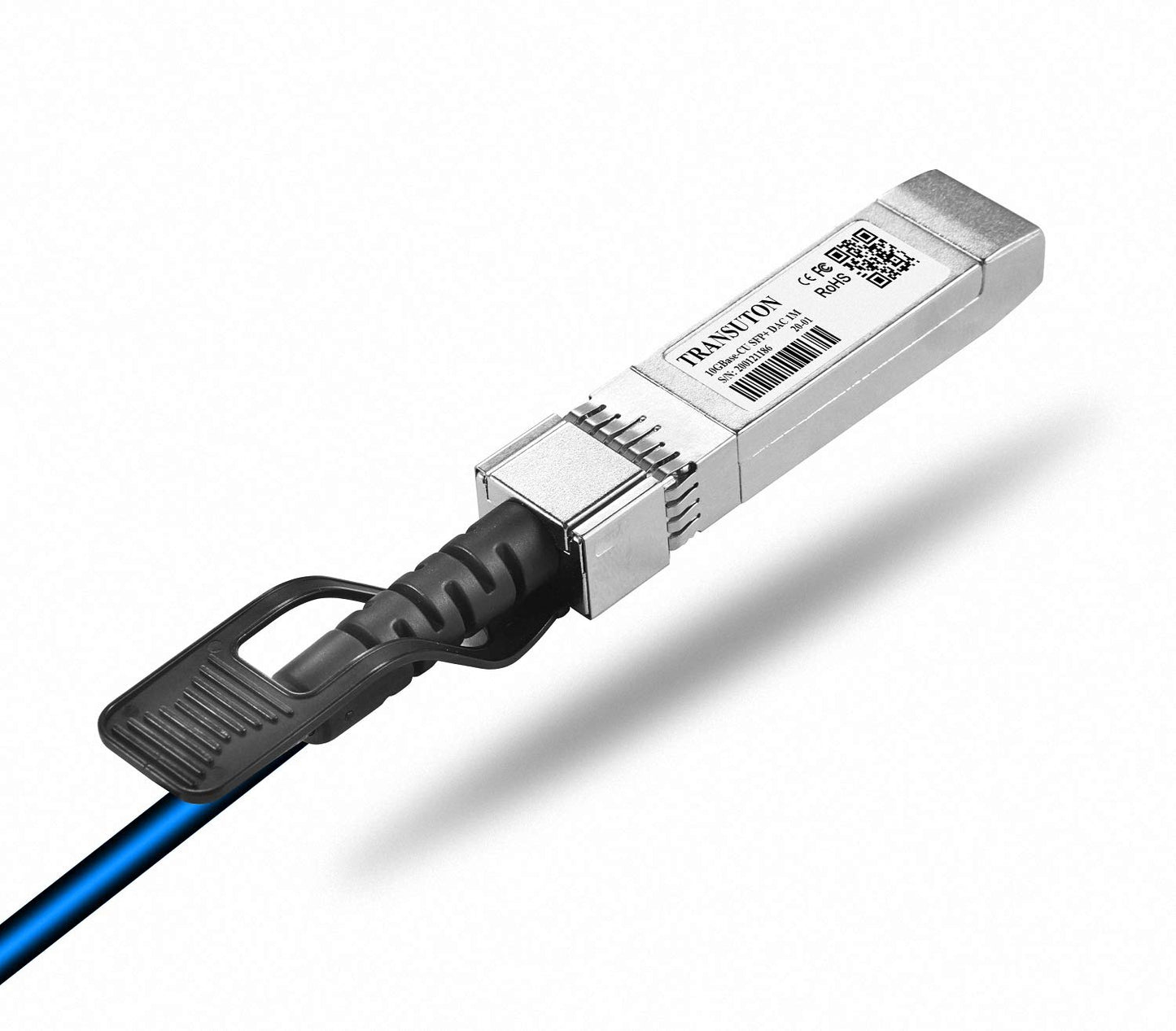 TRANSUTON Blue 10GBase-CU SFP+ Passive Direct Attach Copper Twinax Cable for Brocade 10G-SFPP-TWX-P-0301 Ethernet 10GbE 10Gb/s SFP+ to SFP+ DAC Cable