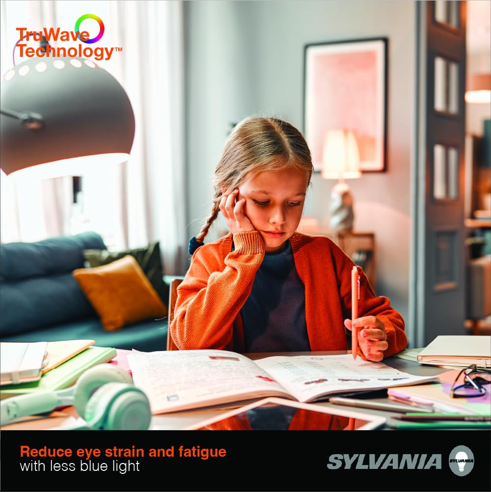 Sylvania TruWave A21 LED Light Bulb, 15W = 100W, 5 CCT Select 2700/3000 / 3500/4000 / 5000K, Dimmable, 1600 LMS, Frosted Finish (42110) 2 Count (Pack
