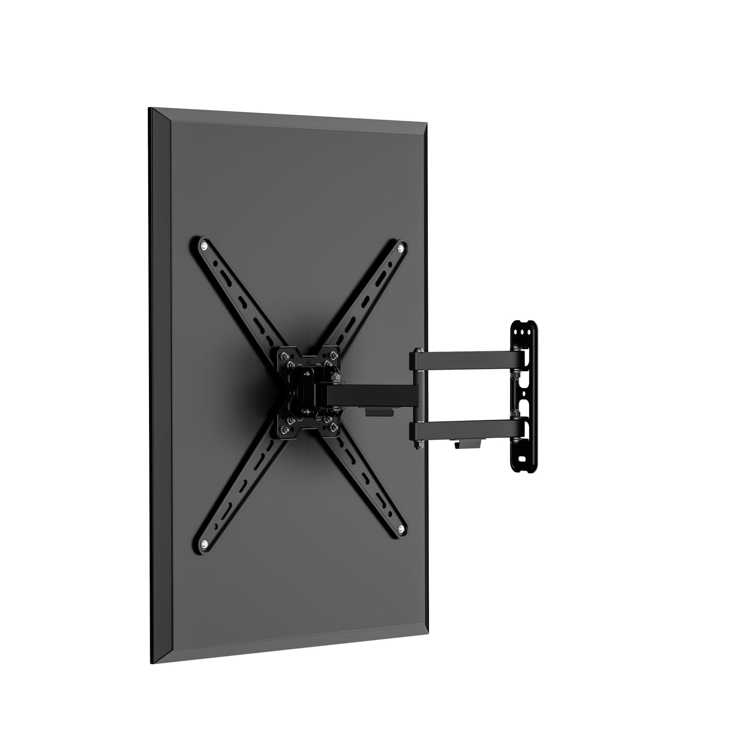 PL-443 Landscape to Portrait Vertical Rotation Full Motion TV Monitor Wall Mount Bracket Articulating Arms Swivel Tilt for Most 13" to 55" Flat Screen