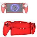 Ferbao Silicone Cover for PS Portal, Protective Case Compatible with PlayStation Portal, Silicone Skin Cover for PS Portal Game Console (Red)