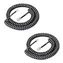 Lativu Phone Cord for Landline, 2 Pack Telephone Cord, 4.5 Ft Uncoiled(0.72 Ft Coiled), Telephone Cords for Landline Phones RJ9 4P4C, Phone Cable