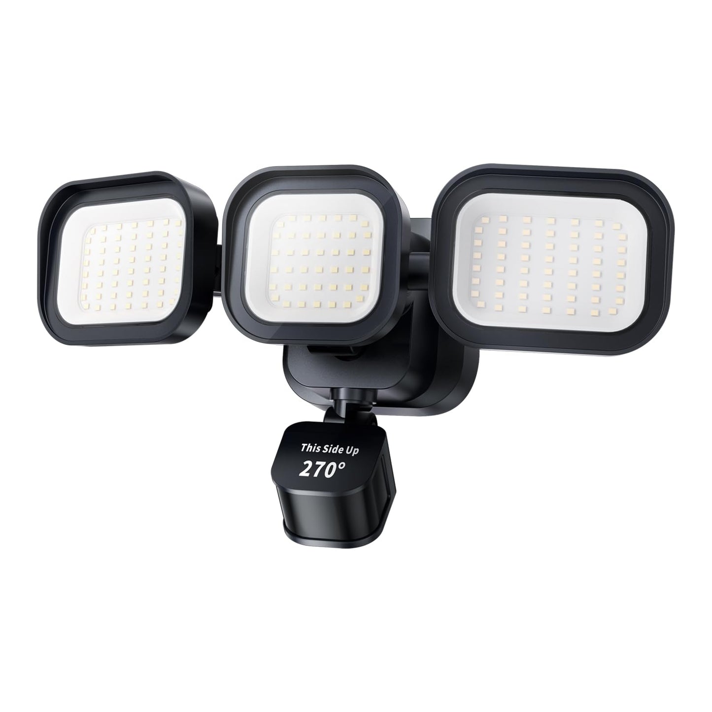 Dawnrise 6500LM LED Security Light, 270°, 72FT Detected Range Motion Sensor Outdoor Light, Dusk to Dawn Outdoor Flood Lights with IP65 Waterproof