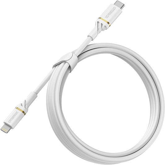 OtterBox Performance Fast Charge Cable Lightning to USB-C 6.6FT - White