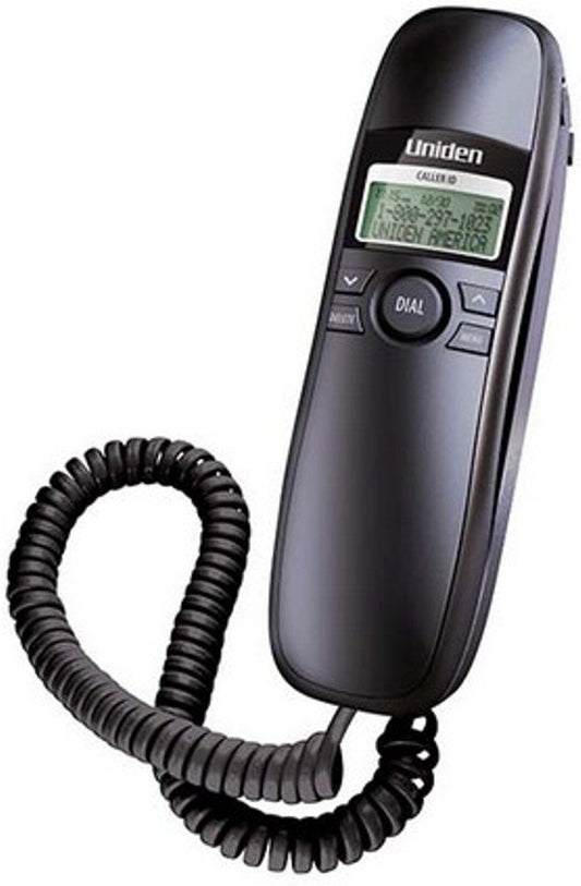 Uniden 1260BK Black Slimline Caller ID Phone