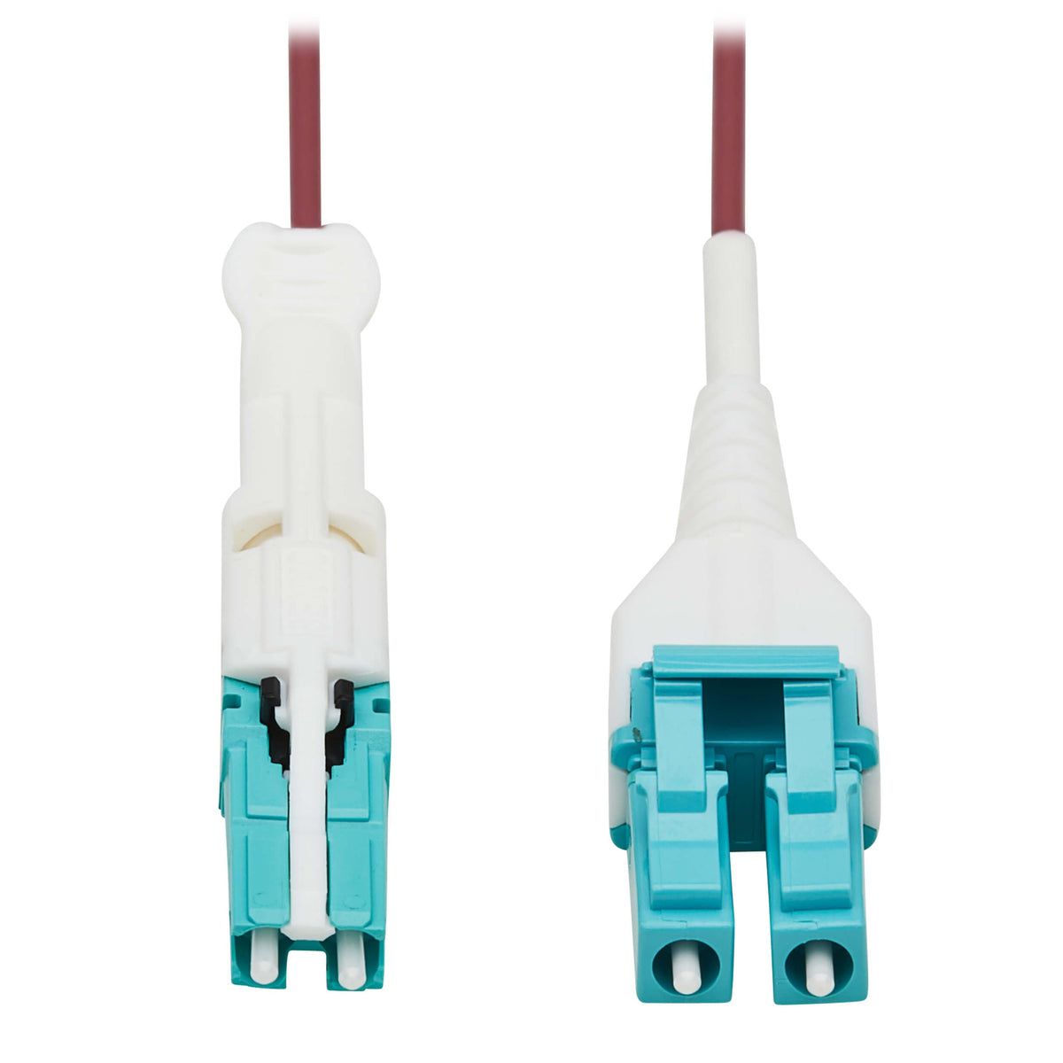 TRIPP LITE 400G Fiber Optic Cable, Duplex Multimode 50/125 OM4 Fiber, CS-PC/LC-PC (M/M), LSZH Jacket, 1m, Magenta (N822L-01M-MG)