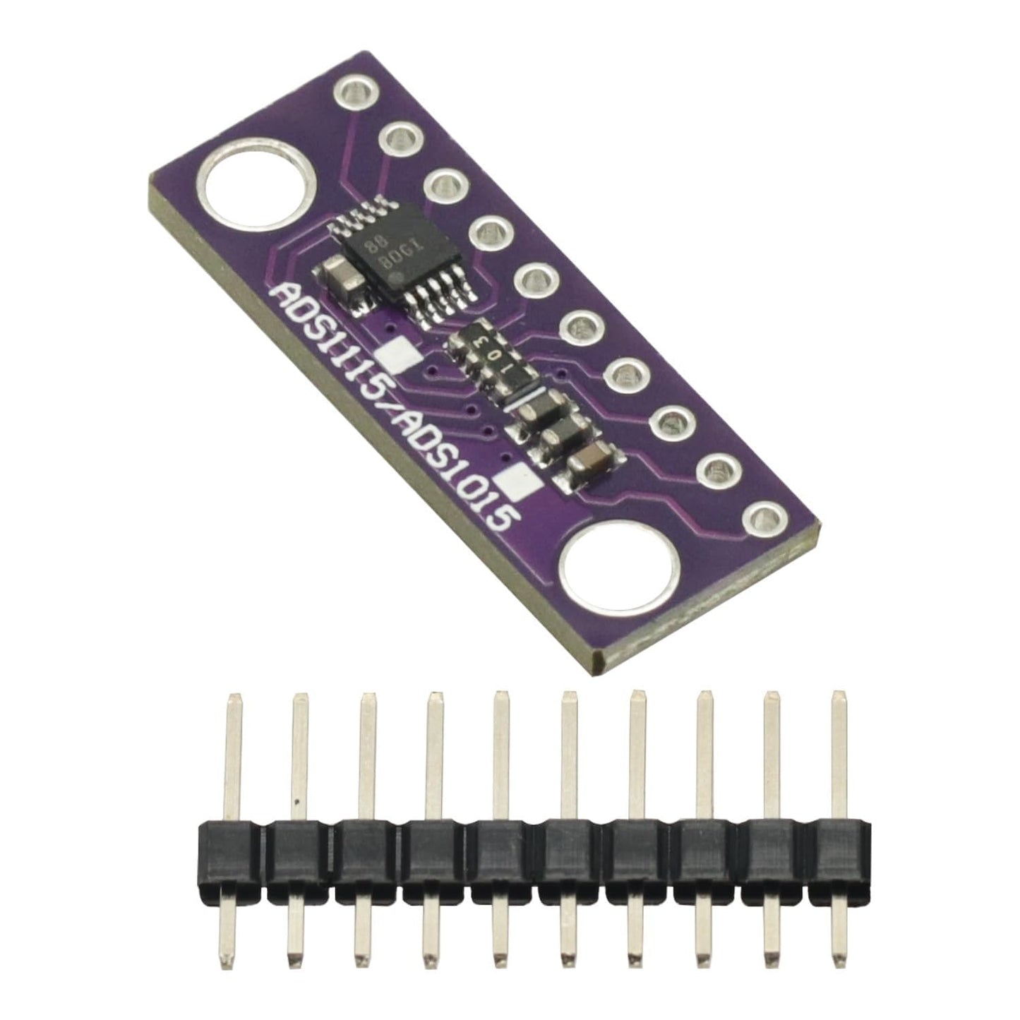 4Pcs ADS1115/ADS1015 16 Bit 4 Channel High-Precision I2C IIC Analog-to-Digital Converter ADC Conversion Module Development Board for Arduino Raspberry