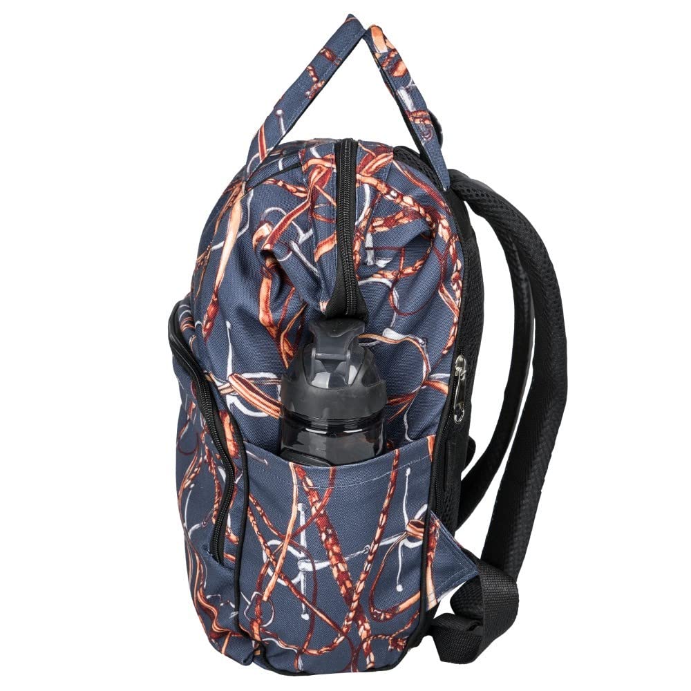 AWST Snaffle Bits Backpack and Laptop Case Navy