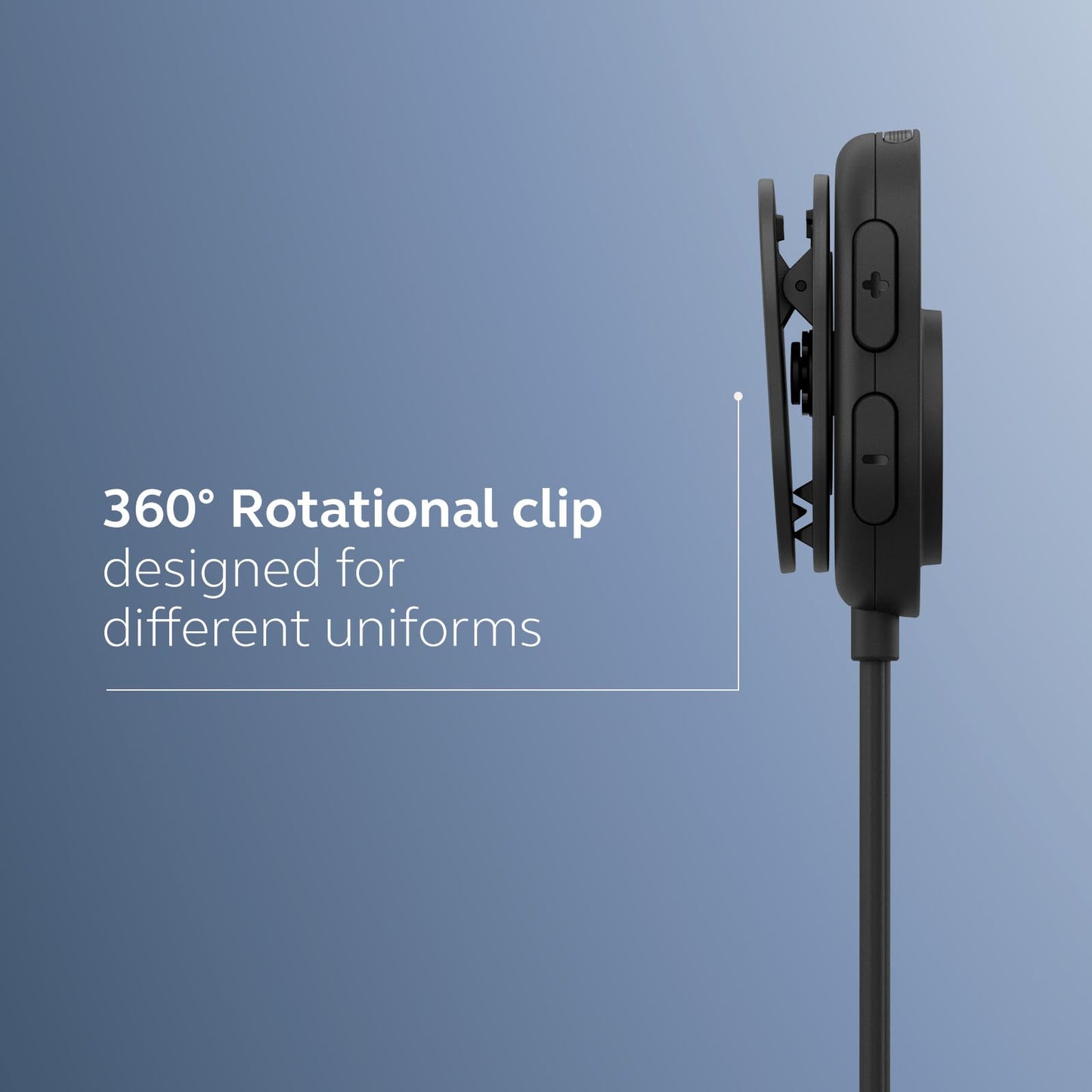 Jabra Perform 10 Wired PTT Earpiece with in-Line Clip-On Noise-Cancelling Microphone, Android Devices Only, Works with Walkie Talkie app in Microsoft