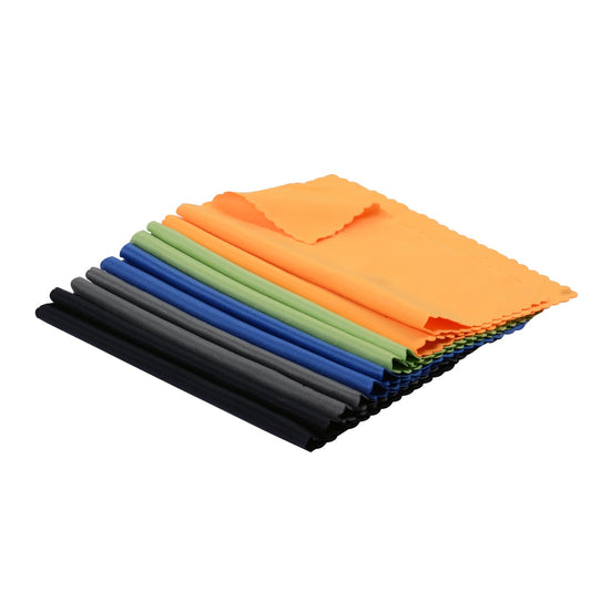 ColorYourLife 10-Pack Microfiber Cleaning Cloths for Smart Phones, Laptops, Tablets, Lenses, LCD Monitor, TV, Camera, Glasses, Optics etc in Retail