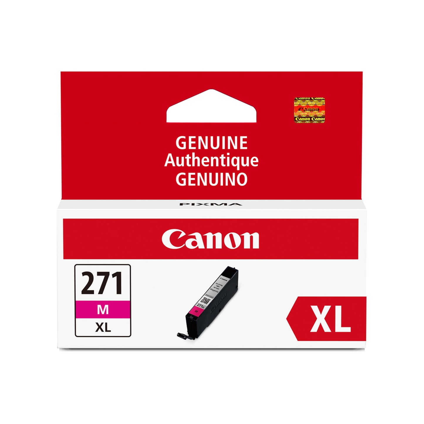 Canon CLI-271XL Genuine Magenta Ink Tank, Compatible with MG6820, MG6821, MG6822, MG5720, MG5721, MG5722, MG7720, TS5020, TS6020, TS8020, and TS9020