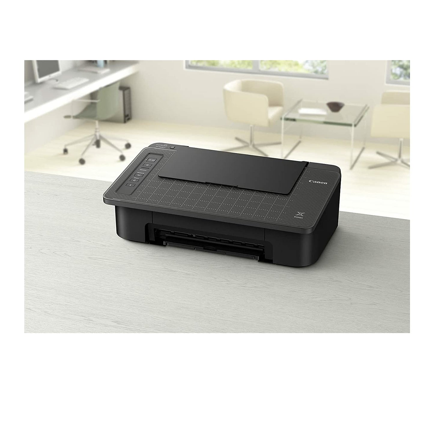 Canon TS302 Wireless, Single Function Inkjet Printer, Black, Works with Alexa